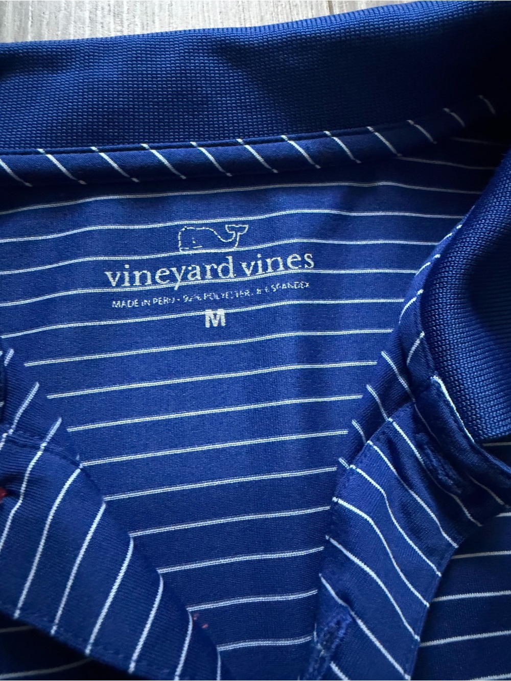 Vineyard vines Men’s Sankaty Striped Performance Wear Golf Polo Shirt preppy - Picture 3 of 4